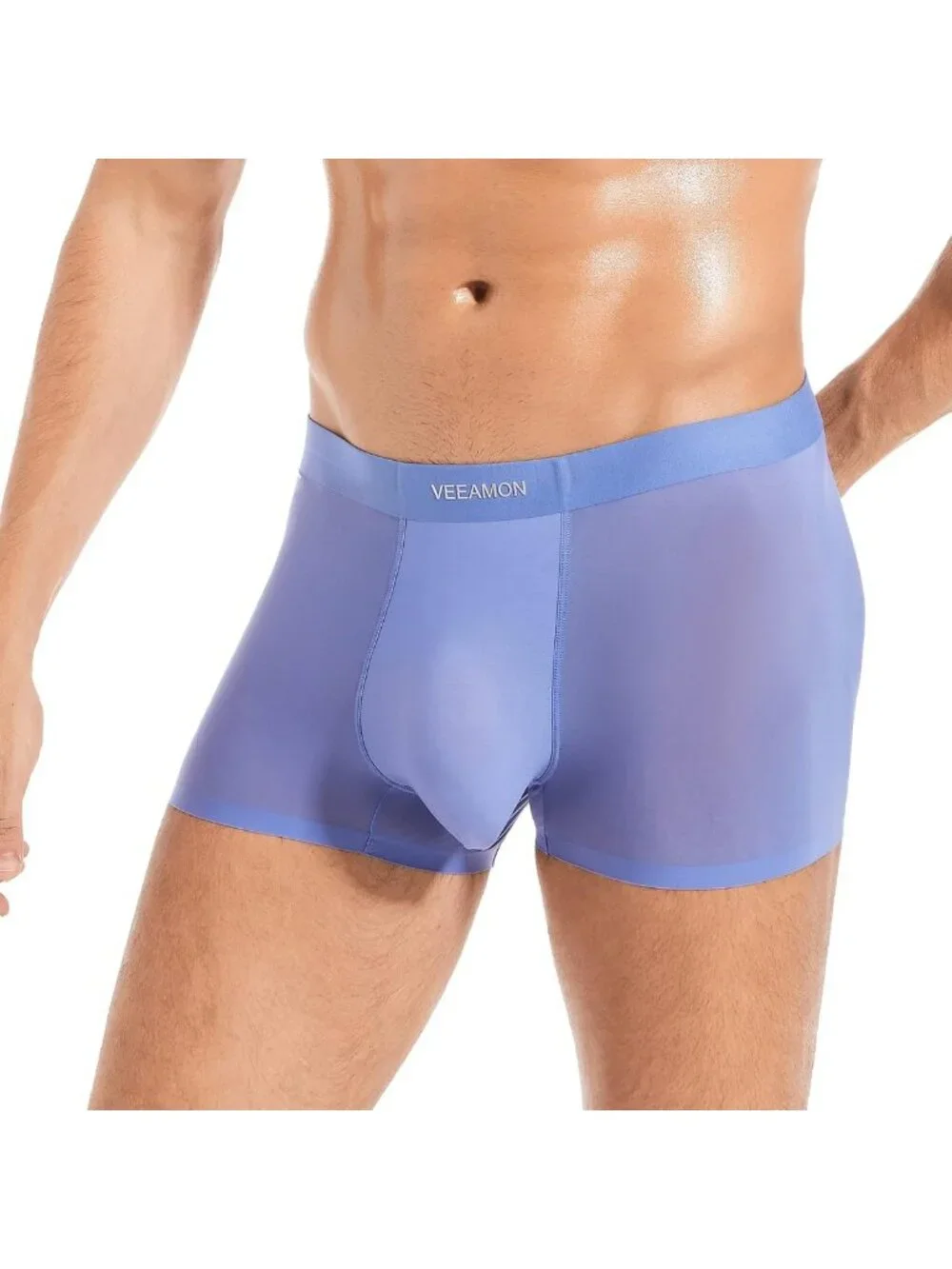 Men's Ice Silk Boxer Briefs 4-Pack | Soft, Comfortable Cotton Modal Trunks